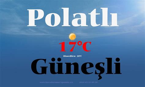 Ankara polatlı hava durumu
