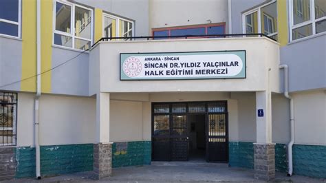 Ankara sincan halk eğitim merkezi kursları