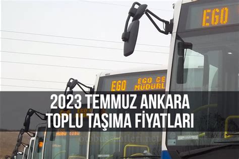 Ankara toplu taşıma saatleri