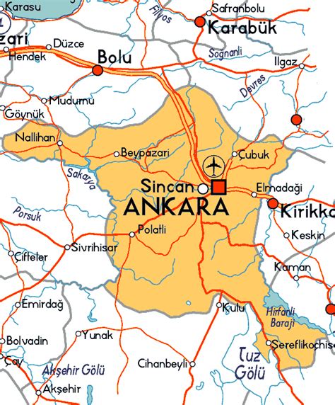 Ankara uydu harita
