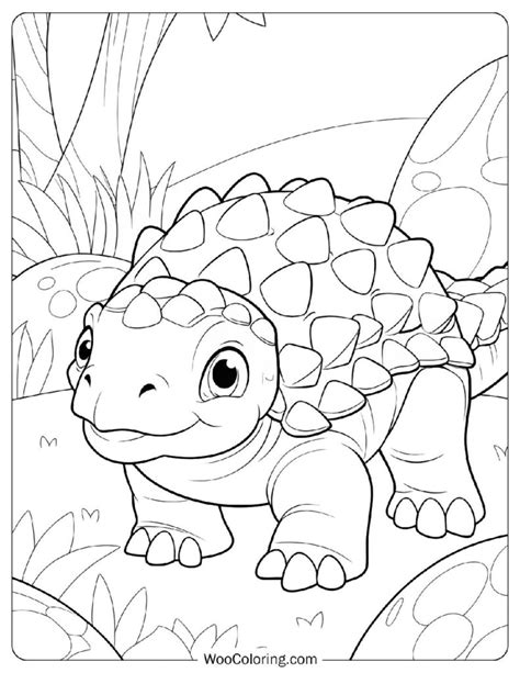 Ankylosaurus Coloring