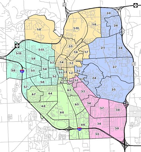 Ann Arbor Zip Code Map Maps For You
