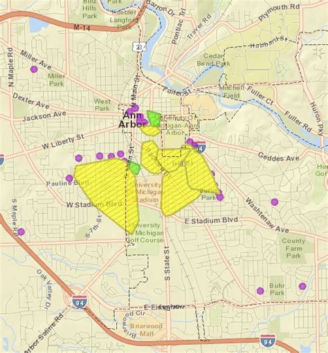 Ann arbor dte power outage. Power outages affecting more than 2,500 DTE Energy customers hit the west side of Ann Arbor late Monday morning. According to the DTE online outage map, power is expected to be restored to the affected areas no later than 4:39 p.m. Monday. The cause for all of the outages displayed on the map is "area outage." 