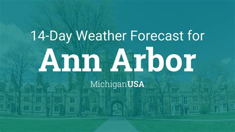 Ann arbor weather 10 day forecast. Ann Arbor Weather Forecast 60 days. On this page we provide the most accurate results for the weather in Ann Arbor. You will find the most important information about the weather in Ann Arbor on this page. You can use the links for today's weather, tomorrow's weather and 15-day weather. What's the 15 day forecast for Ann Arbor. 