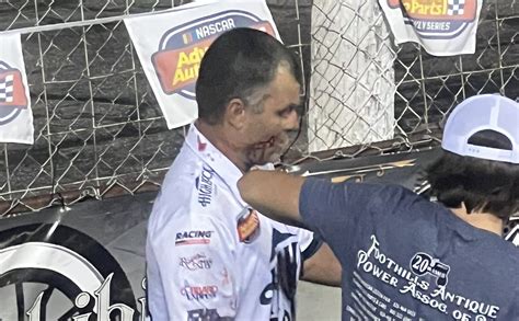 May 25, 2023 · Jake Crum faces some serious legal trouble, as well as punishment from NASCAR, after a fight erupted at Hickory Motor Speedway on Saturday night. During Saturday’s Late Model Stock competition, drivers Annabeth Barnes-Crum and Landon Huffman traded jabs on the track late in the race. At one point, Barnes spun herself out while making contact ...