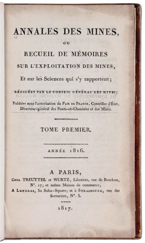 Annales des mines: ou recueil de mémoires sur l'exploitation des mines et sur les sciences et. - Le pompe fvnebri, overo, aminta e clori.
