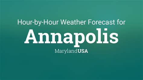 Be prepared with the most accurate 10-day forecast for Annapolis, MD with highs, lows, chance of precipitation from The Weather Channel and Weather.com . 