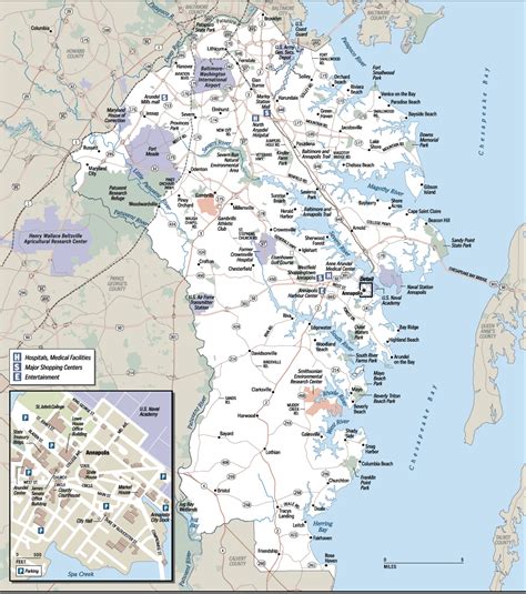 Anne Arundel County, MD farmland values and GIS map