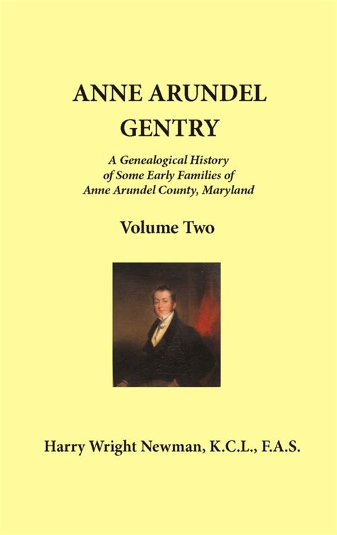 Anne Arundel County Maryland - Our Early Settlers - Genealogy …