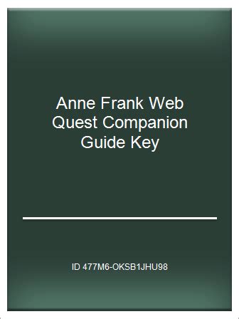 Anne frank web quest companion guide key. - Cyrano de bergerac les grands classiques nathan.