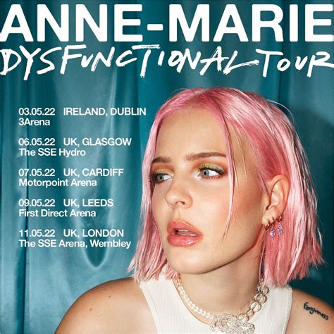 Anne-Marie tour dates & tickets 2025 Ents24. 