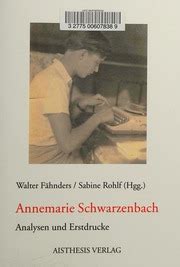 Annemarie schwarzenbach: analysen und erstdrucke; mit einer schwarzenbach bibliographie. - Little manual of the russian language by ch ph reiff.