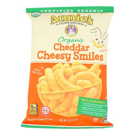 Annie's cheese puffs. Get Sprouts Farmers Market Annies Cheese Puffs products you love delivered to you in as fast as 1 hour with Instacart same-day delivery or curbside pickup. Start shopping online now with Instacart to get your favorite Sprouts Farmers Market products on-demand. ... Annie's Homegrown Organic Baked Crackers & Graham Variety Snack Pack 12 Count. 12 ... 