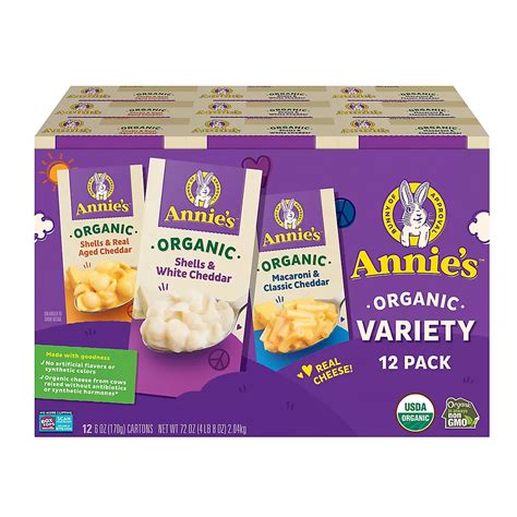 Annie’s Organic Macaroni and Cheese Variety Pack – Femizone