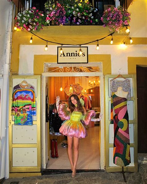 Annies ibiza. Annie’s Ibiza, open all summer on the island, swiftly built up an illustrious clientele, thanks to Annie’s eye for one-of-a-kind pieces perfect for a hedonistic night on the White Isle. She recalls clients who sailed their yachts to Ibiza for the express purpose of visiting her store. “I’d get a call at midnight and pack the whole store ... 