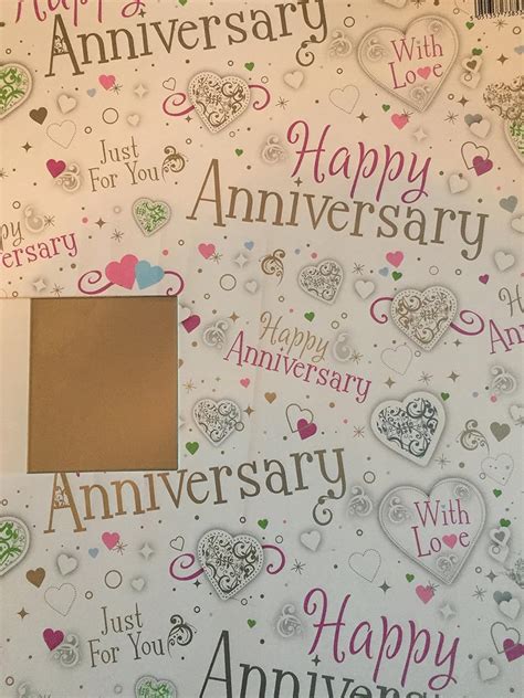 Anniversary Gift Wrapping Paper