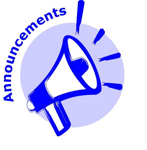 Announcement clipart. Things To Know About Announcement clipart. 