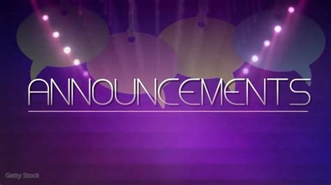 Announcement motion background.  Get inspired and start using web animations! St...