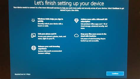Annoying screen message! Microsoft Community.