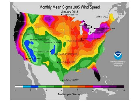 Annual Average Wind Speed in US Cities - Current Results