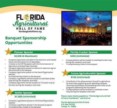 Annual Banquet and Ceremony – Florida Agricultural Hall of