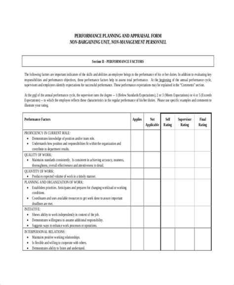 Annual Performance Appraisal forms Council of Scientific