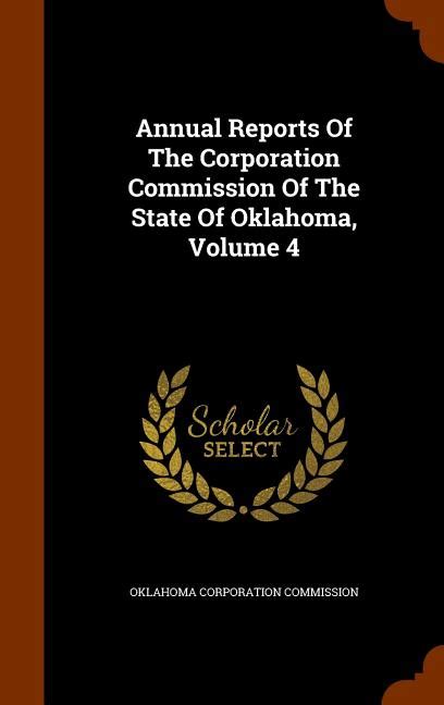 Annual Report on Oklahoma State Bank