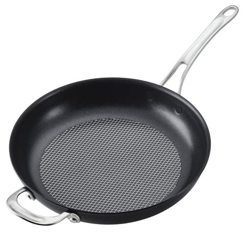 Anolon pans review. Feb 26, 2024 · The HexClad 10-inch fry pan weighs 2.5 pounds, and the Anolon X 10-inch fry pan weighs 2.3 pounds. HexClad 10 inch pan weight. Anolon X 10 inch pan weight. Generally, thicker and heavier cookware is more durable, less likely to warp, and retains heat better. But it’s more challenging to maneuver and heats slower. 