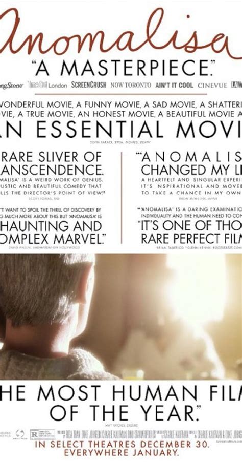 Anomalisa (2015) IMDb.