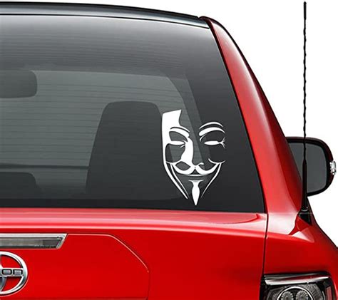 Anonymous Decal Sticker Vinyl V for Vendetta Decor Gift Wall