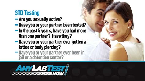 Anonymous std test. For testing involving urine samples, including chlamydia and gonorrhea, do not urinate or engage in sexual intercourse for one hour before testing. Many STD/STI tests require a genital exam. Counseling and confidential (private) testing for STD/STIs are provided by trained staff who are sensitive to your needs and concerns. 