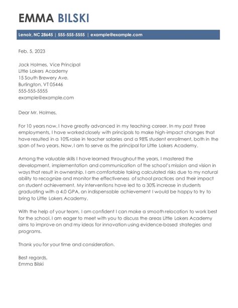 Another example of a relocation cover letter Cover letter example