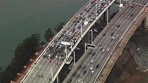 Another storm hits Bay Area: 4 lanes blocked on Bay Bridge
