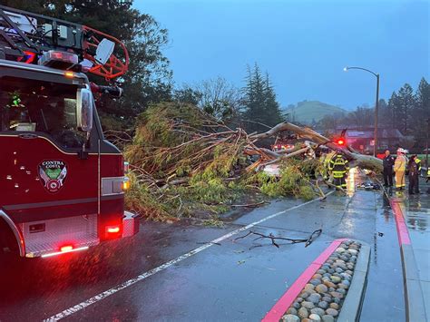 Another storm hits Bay Area: Driver killed by falling tree in San Mateo County