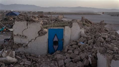 Another strong earthquake flattens homes and worsens misery in western Afghanistan