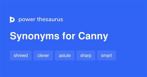 Another word for CANNY > Synonyms & Antonyms