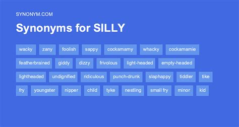 Another word for silly. Things To Know About Another word for silly. 