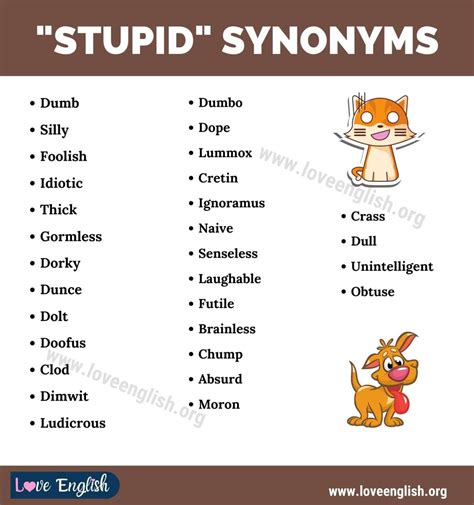 Another word for stupid. Things To Know About Another word for stupid. 