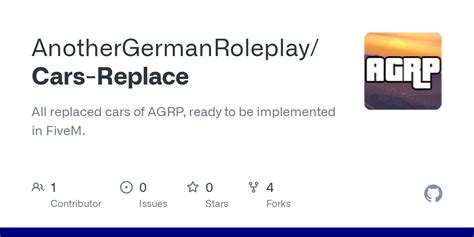 AnotherGermanRoleplay/Cars-Replace - GitHub