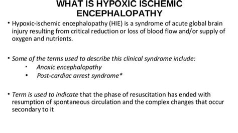 Anoxic encephalopathy causes