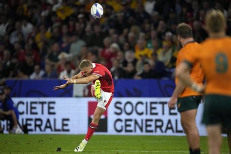 Anscombe continues for injured Biggar for Wales vs Georgia at the Rugby World Cup