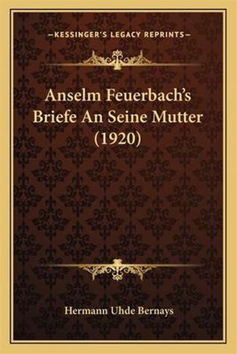 Anselm feuerbachs briefe an seine mutter. - Manual de soluciones de macroeconomía mankiw.