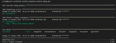 Ansible Debug Module with Examples