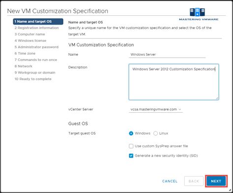Ansible vmware customization specification.  6 days ago · This documentation covers the ...