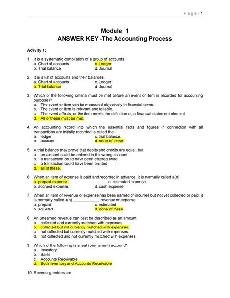 Answer Advanced Key Accounting