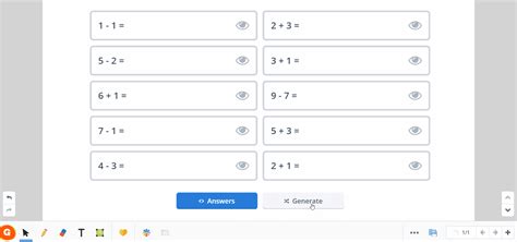 Answer Free Math Generator