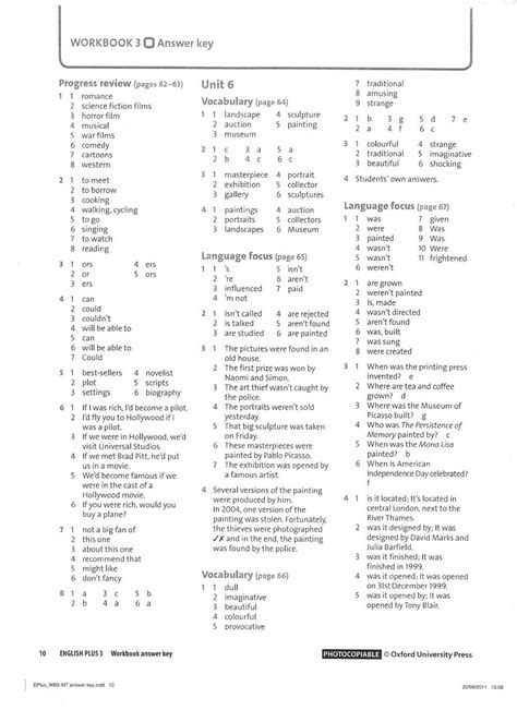 Answer Key German Vhlcentral