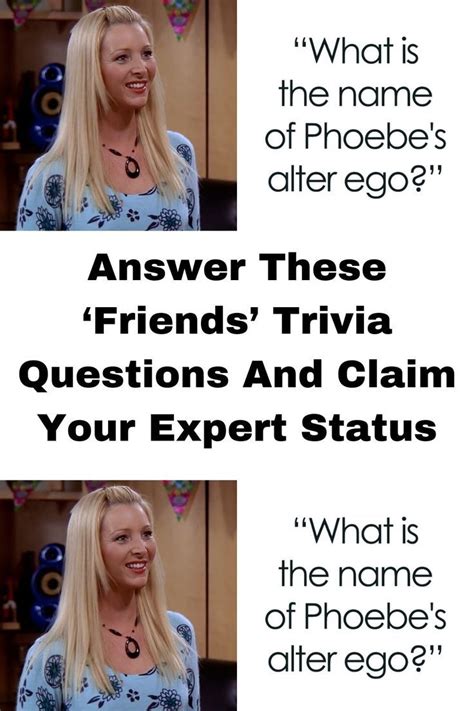 Answer These Friends Trivia Questions And Claim Your Expert Status 