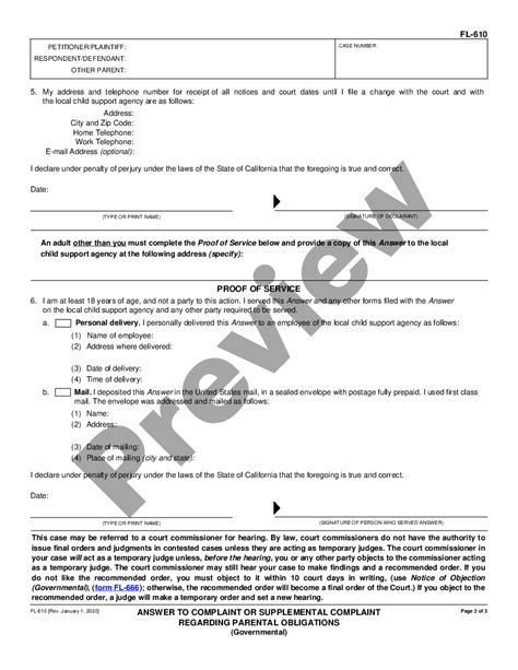 Answer To Complaint For Declaratory Relief California