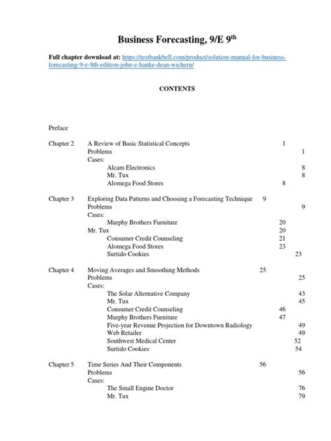 Answer manual for business forecasting 9th edition. - Methodenprobleme im musikunterricht der sekundarstufe i.